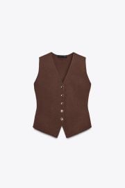 Smooth Knit Vest Top at Zara